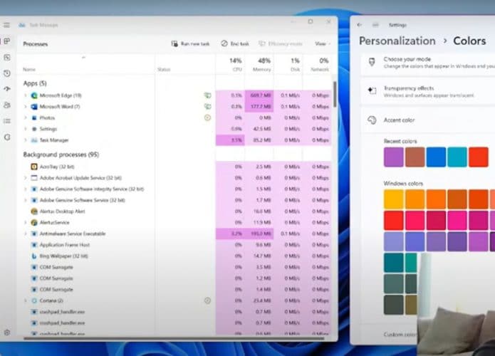 Gerenciador de tarefas do Windows 11