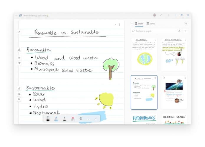 App de anotações Journal da Microsoft