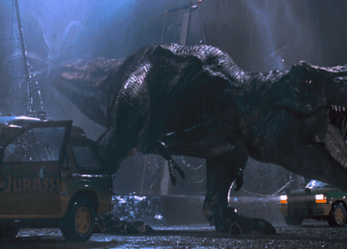 T-Rex em Jurassic Park