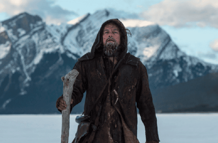 Leonardo Dicaprio em O Regresso