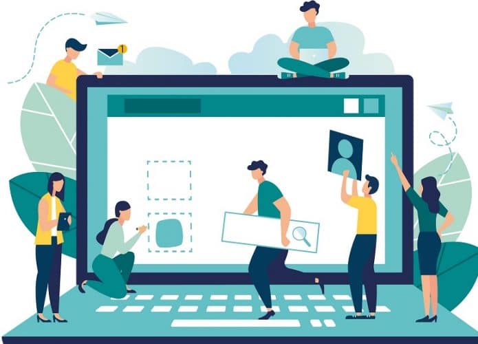 Ilustração de site