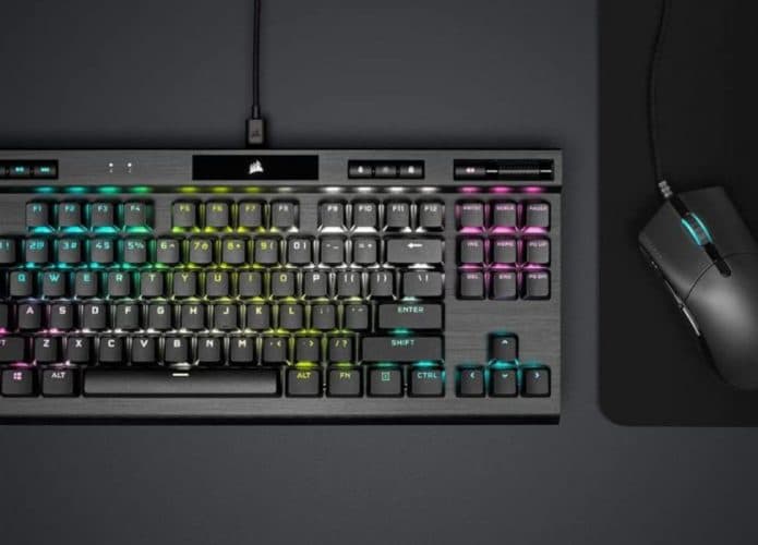 Teclado mecânico gamer K70 da Corsair