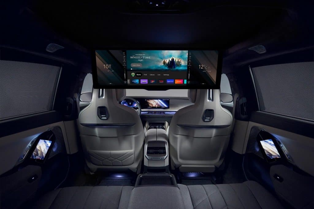 Tela 8K do BMW i7