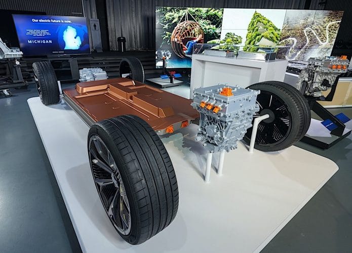 Bateria de um carro da GM