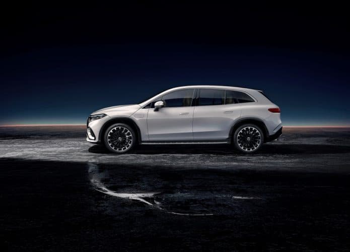 SUV totalmente elétrco EQS, da Mercedes-Benz