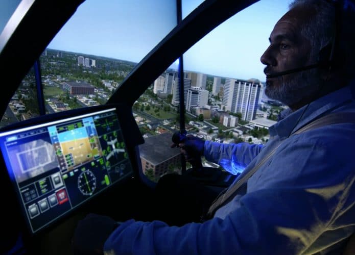 Condutor de um eVTOL da Embraer