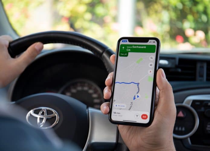 Interface do Google Maps