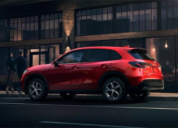 HR-V na cor vermelha