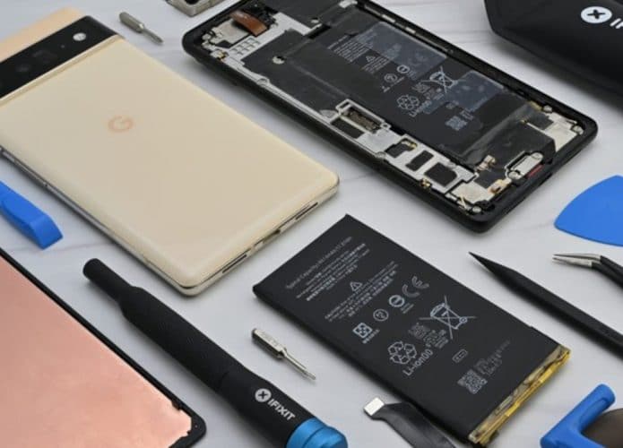 Peças para conserto do Pixel da iFixit