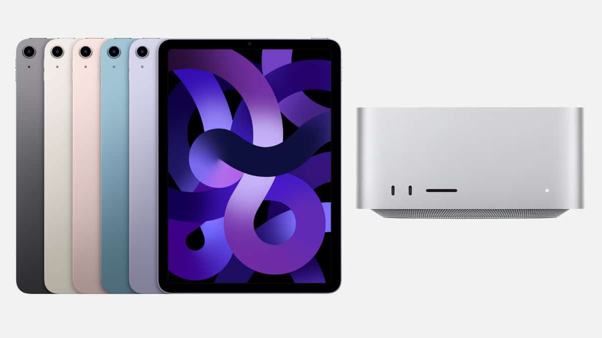 Apple começa a vender iPad Air 5 e Mac Studio no Brasil