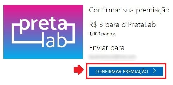 Como doar no Microsoft Rewards - Passo 3