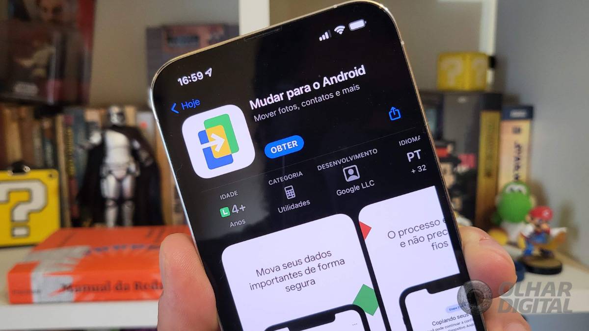 Mudar para o Android (Imagem: André Fogaça/Olhar Digital)