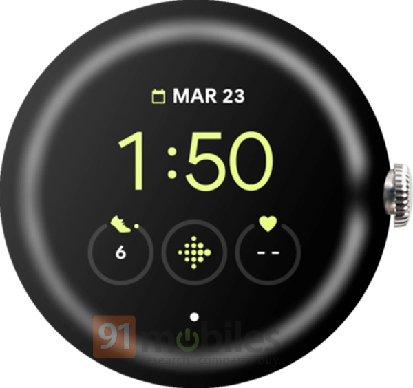 Suposto Pixel Watch (Imagem: divulgação/91Mobiles)