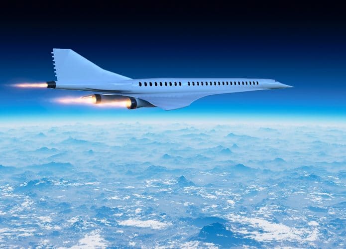 Imagem ilustrativa para avião supersônico da Venus Aerospace