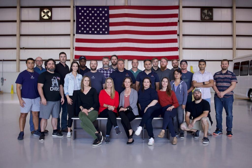 Equipe da Venus Aerospace