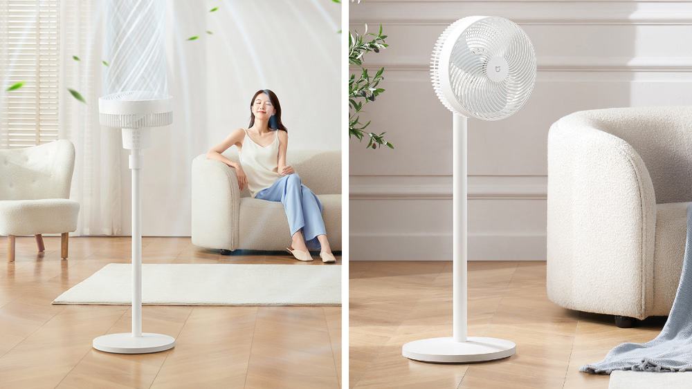 Ventilador MIJIA Smart DC tem modo de vento indireto