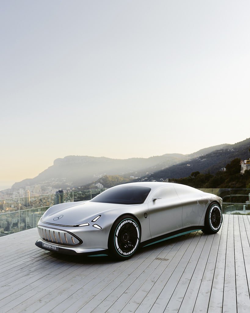 Carro elétrico de desempenho da Mercedes