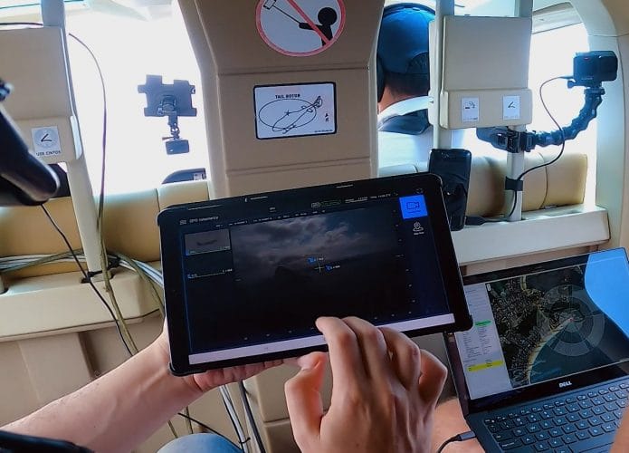 Imagem dos testes de voo autônomo realizados pela Embraer