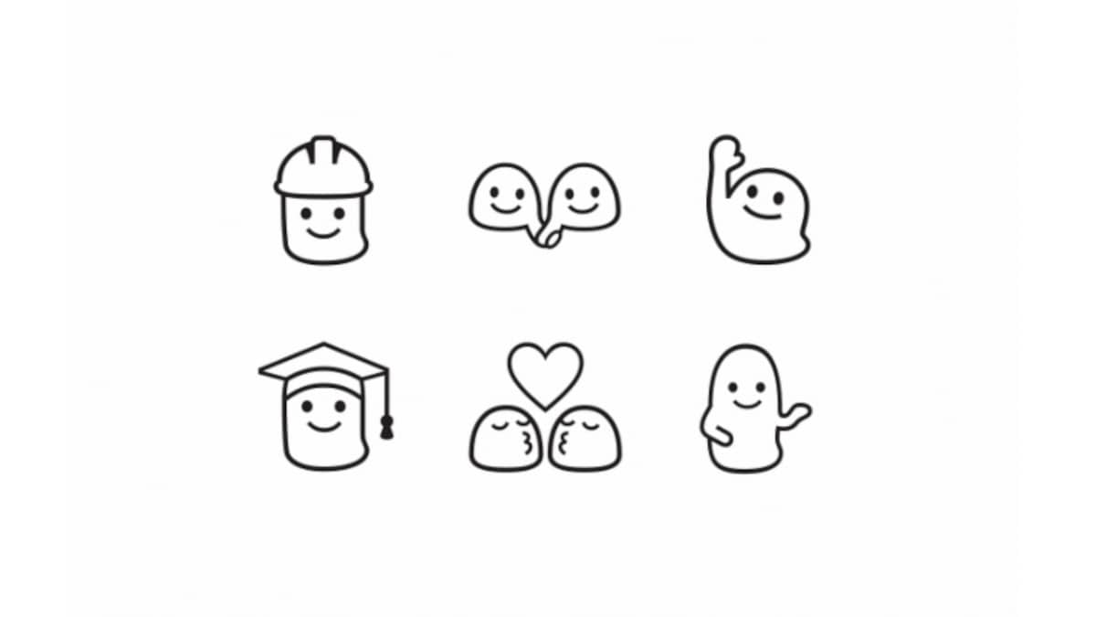 Blobs do Noto Emoji do Google