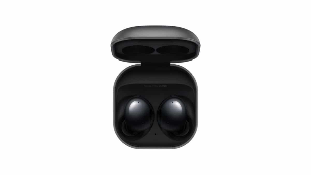 Os fones TWS Samsung Galaxy Buds 2 em preto