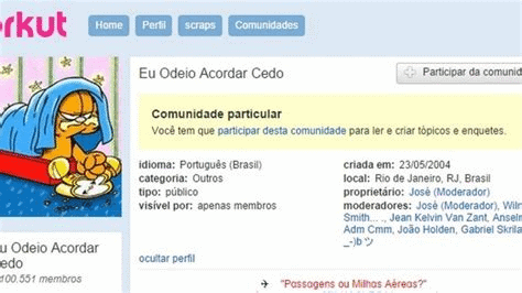 Comunidade "Odeio acordar cedo"