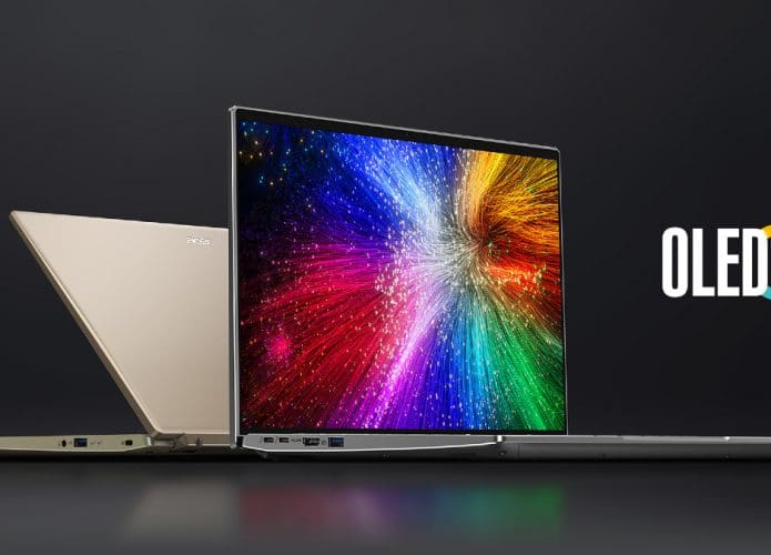 Acer lançou seu novo notebook OLED Swift 3, ao lado do Spin 3 e do Spin 5