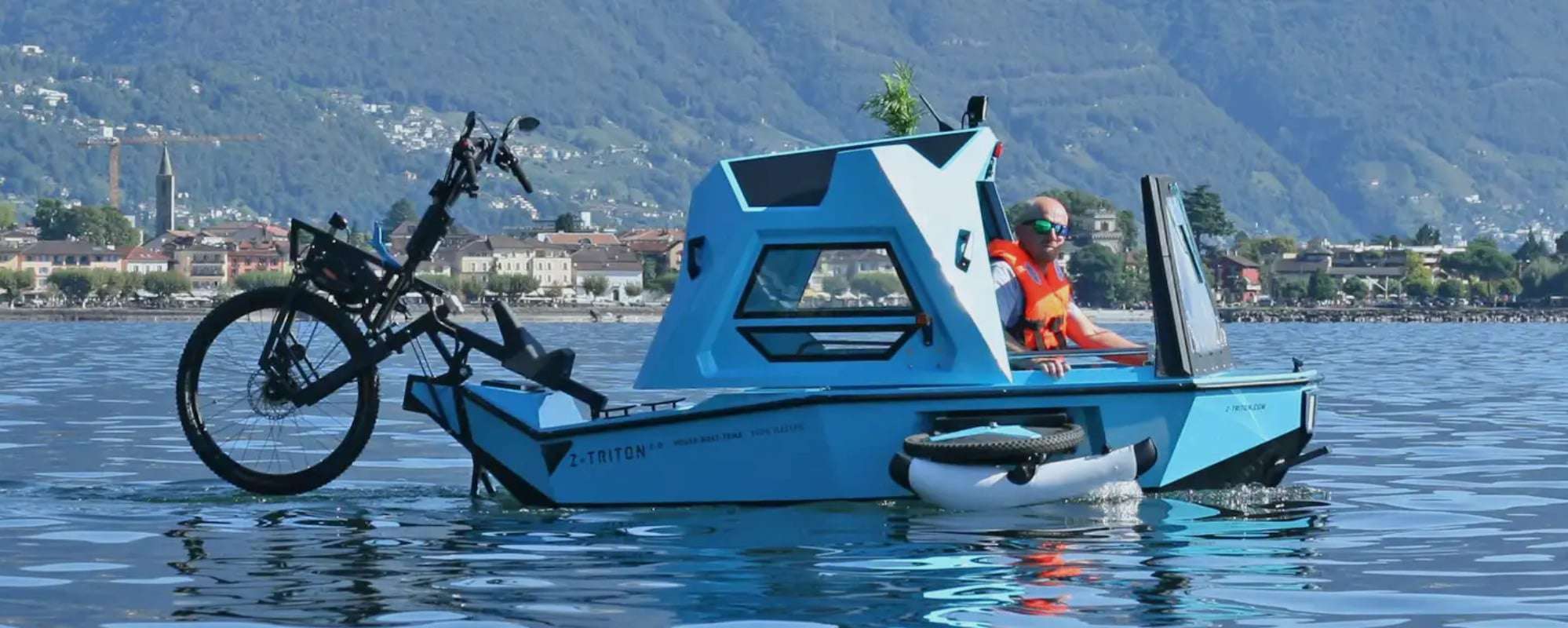 É bicicleta? É barco? É camper? Sim, é tudo isso em um mesmo frankenstein elétrico a energia solar