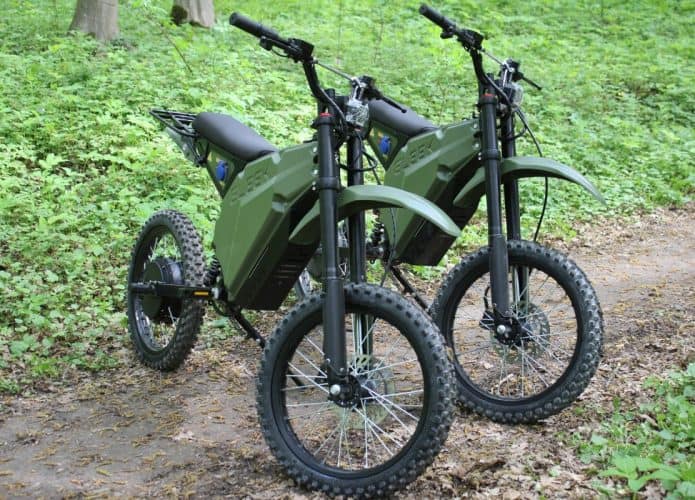 Bicicletas elétricas militares da ucraniana EELEK