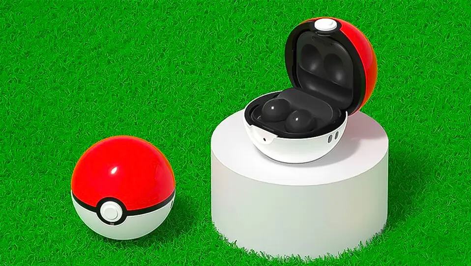 Case de Pokébola para os fones Galaxy Buds 2