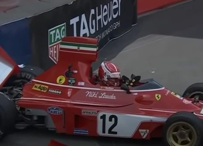 Ferrari eternizada por Niki Lauda e batida por Leclerc