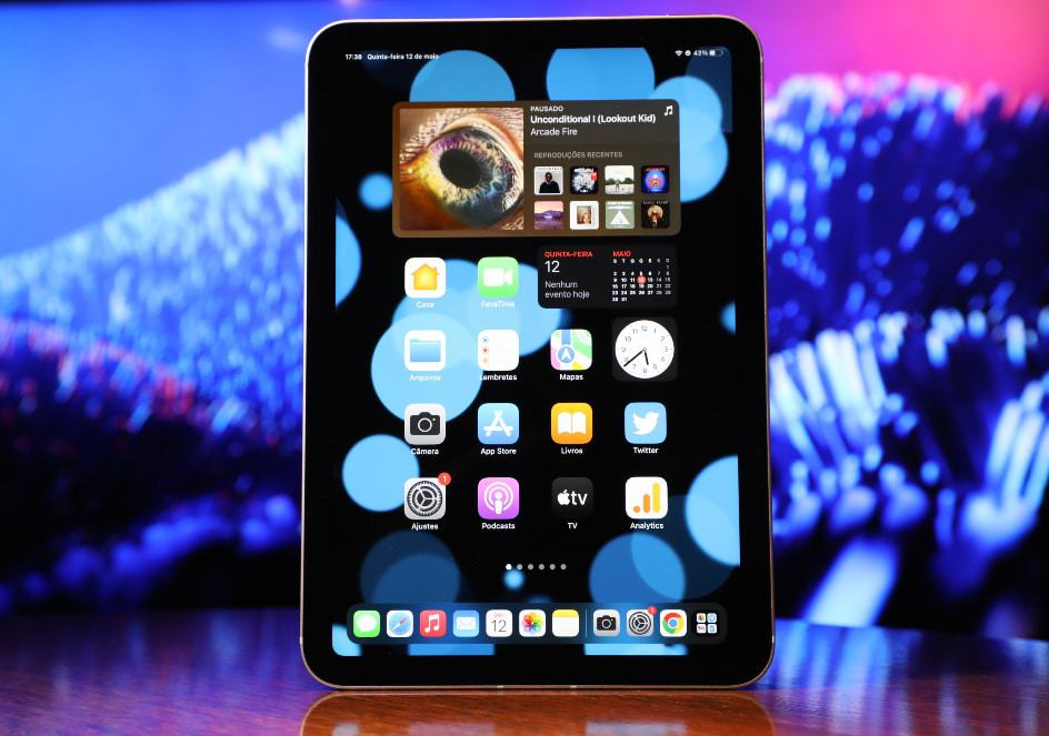 Frente do iPad Mini 6