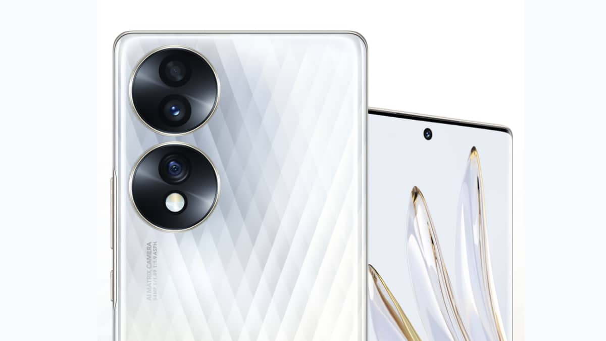 Honor 70 é um smartphone acessível com bateria de 4800 mAh com 66W