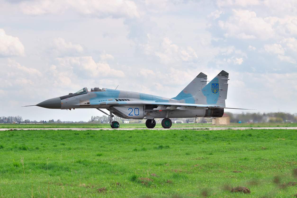 MiG-29 da força aéra da Ucrânia