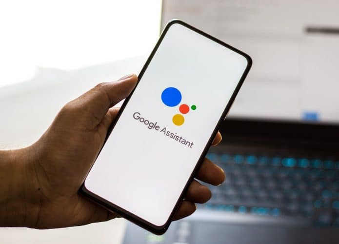 Imagem-conceito para Google Assistente (Ok Google)