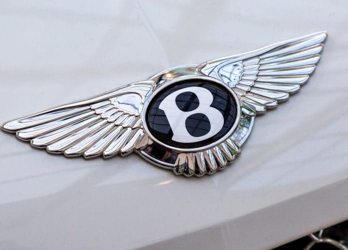 Símbolo de carro da Bentley