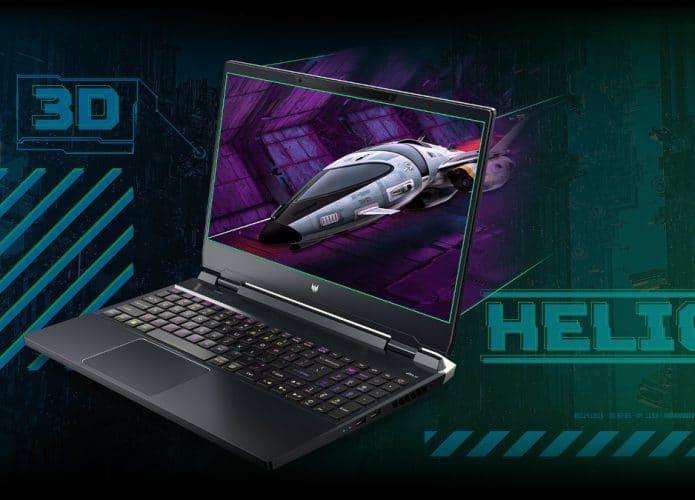 Notebook gamer Predator Helios 300 SpatialLabs Edition da Acer