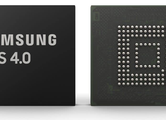 Memória UFS 4.0 (Imagem: divulgação/Samsung)