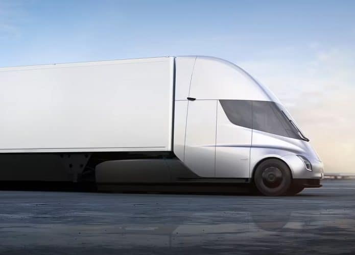 Caminhão elétrico Semi, da Tesla