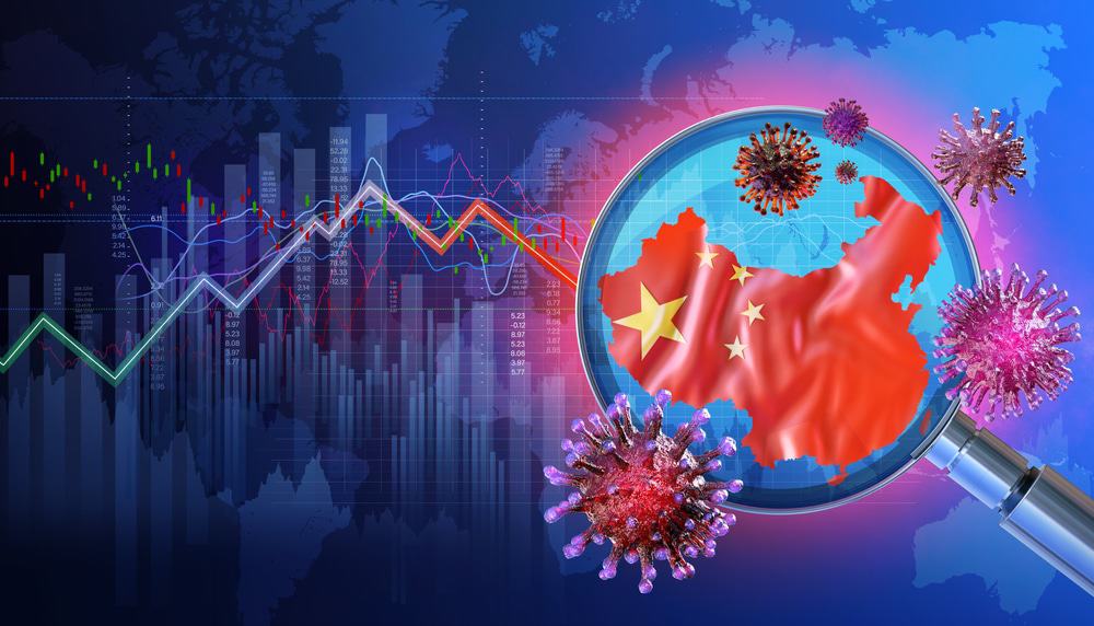 Queda na economia da China em meio ao surto de Covid-19