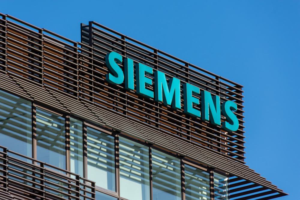 Fachada de um dos edifícios da Siemens.