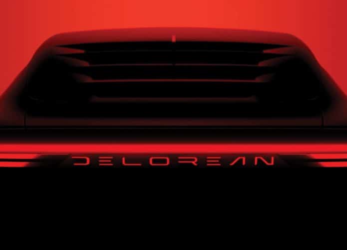 Teaser do DeLorean