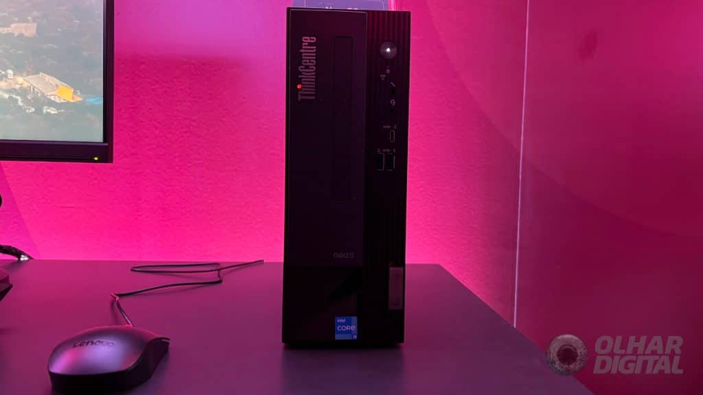 ThinkCentre Neo 50s (Imagem: André Fogaça/Olhar Digital)