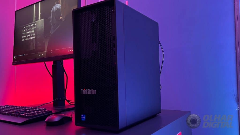 ThinkStation P348 (Imagem: André Fogaça/Olhar Digital)