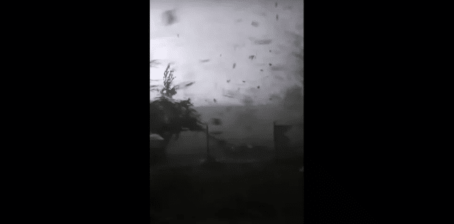 Print de vídeo sobre tornado