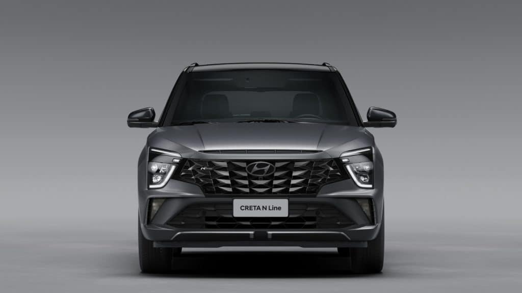 SUV Creta N Line no Brasil, visto de frente