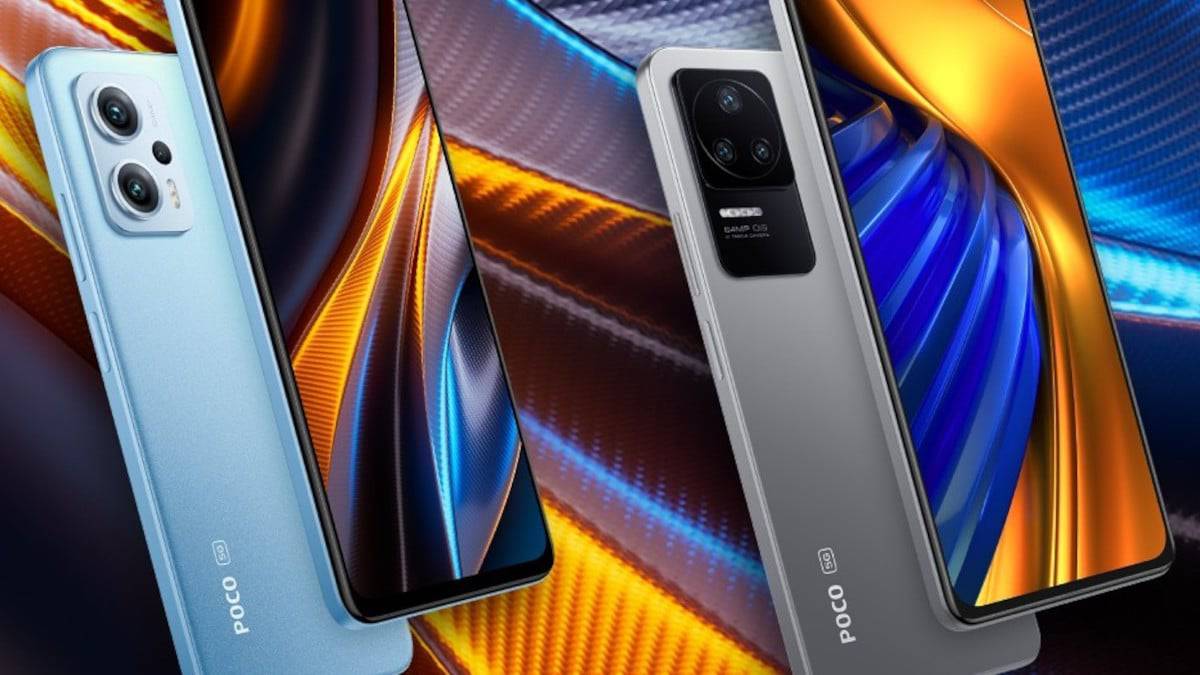 Poco X4 GT e o Poco F4