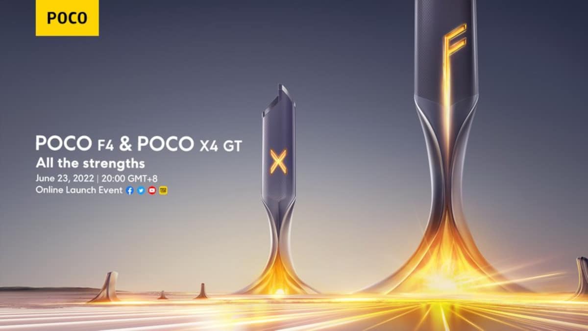 Poco X4 GT e Poco F4