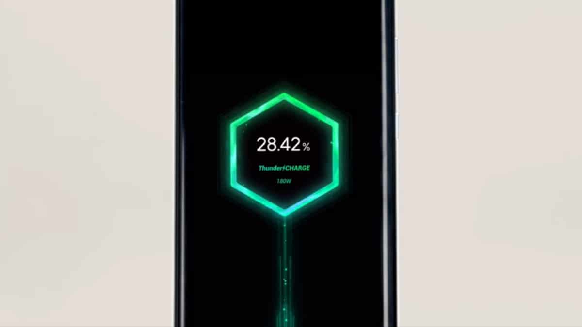 Captura de tela do teaser do carregamento rápido da Infinix