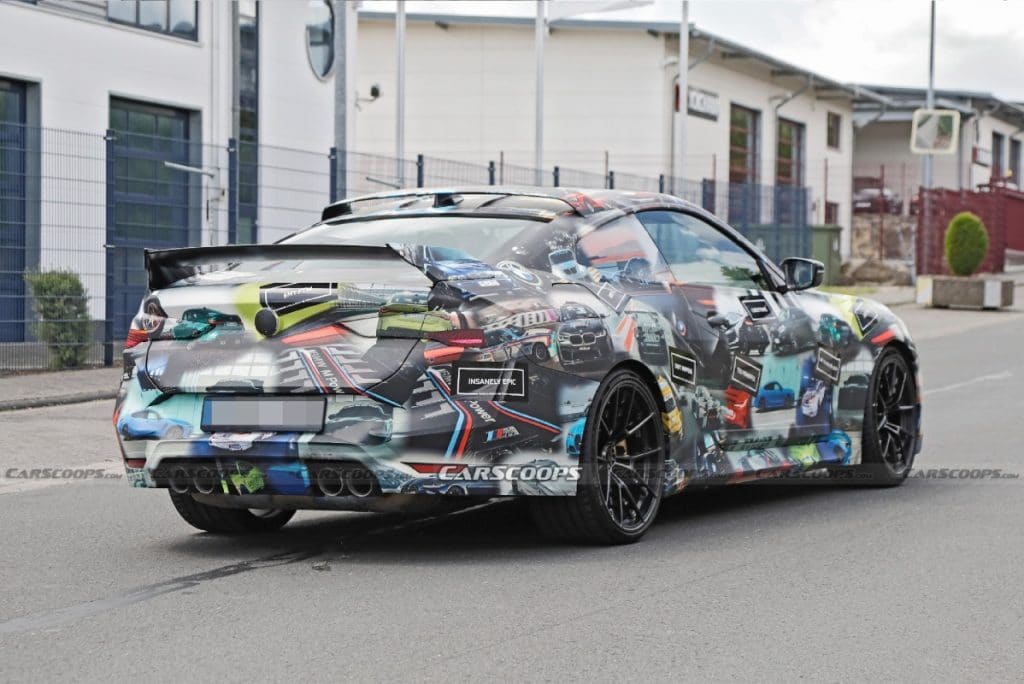 Captura de imagem da parte de trás do protótipo do 3.0 CSL