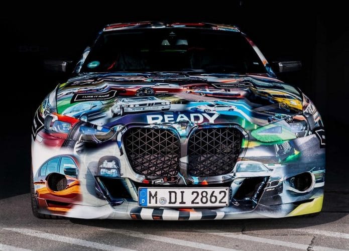 Carro da BMW de frente